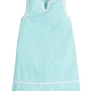 Little English Aqua Sleeveless Dress